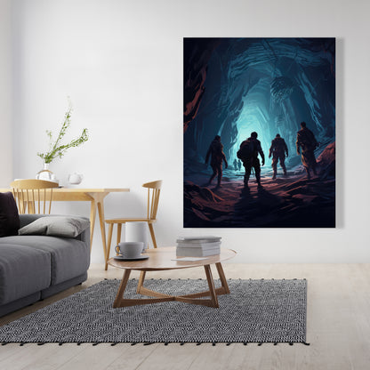 Secret Society - White Canvas for Elegant Home Decor