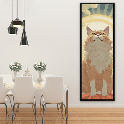 Moewing above - 36"x36" Framed canvas