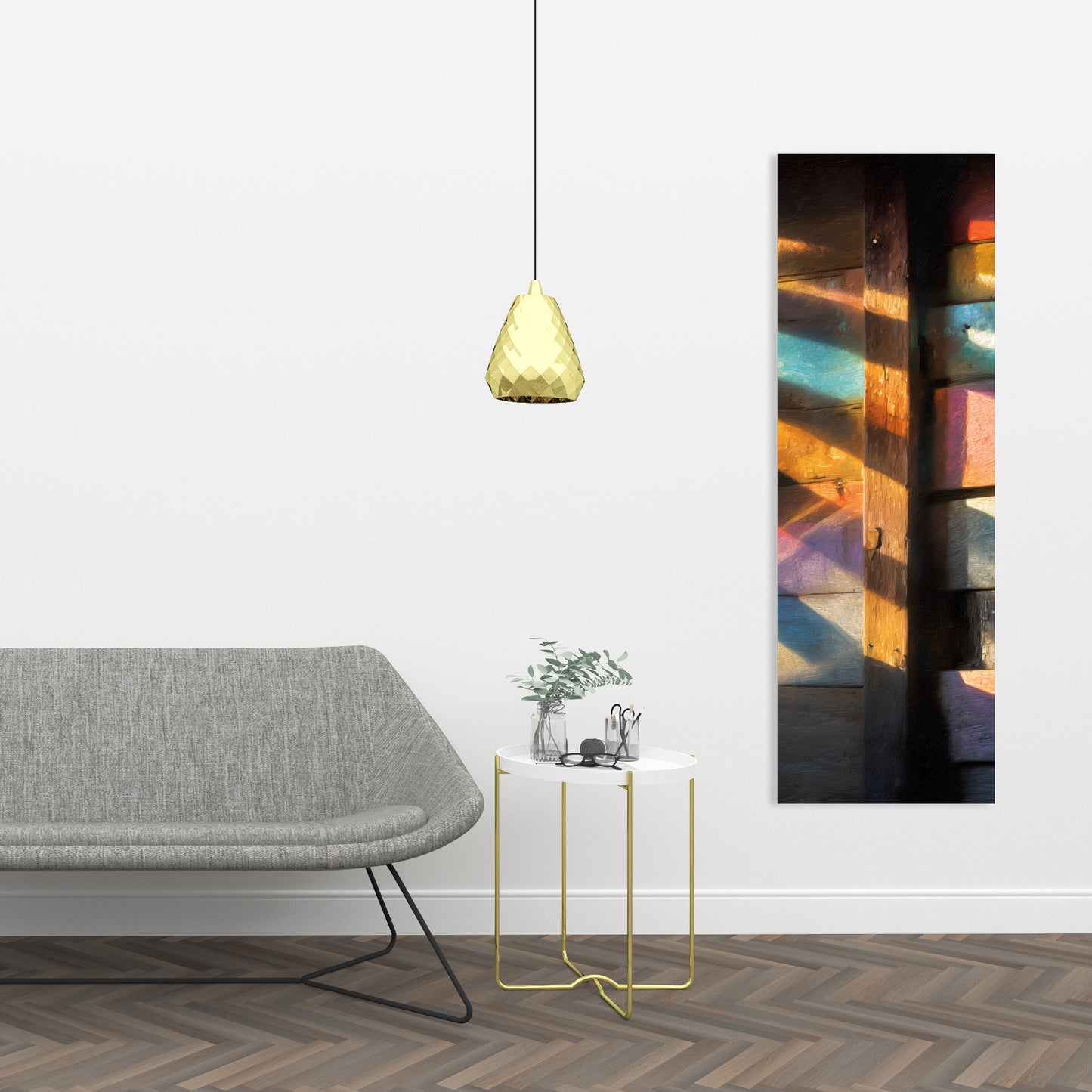 Casting Rainbows - Green Canvas Home Decor for Vibrant Spaces