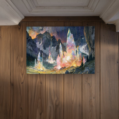 Growing Strong Orange Indoor Outdoor Door Mat - Home Decor