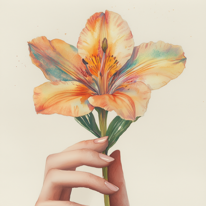 Ahold Orange Canvas for Home Decor - Vibrant Wall Art