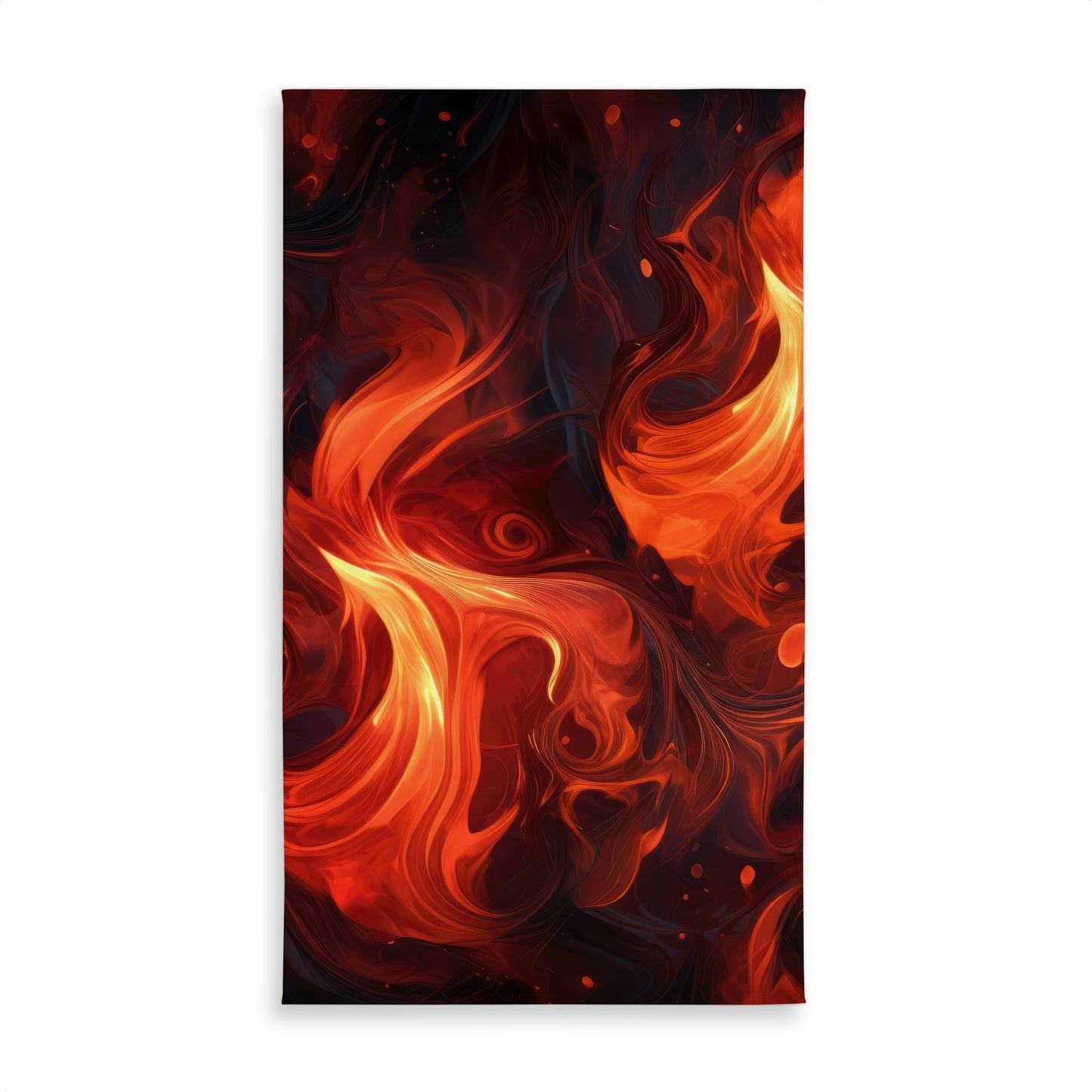 Fires of Heck Red Tablecloth - Indoor/Outdoor Home Decor