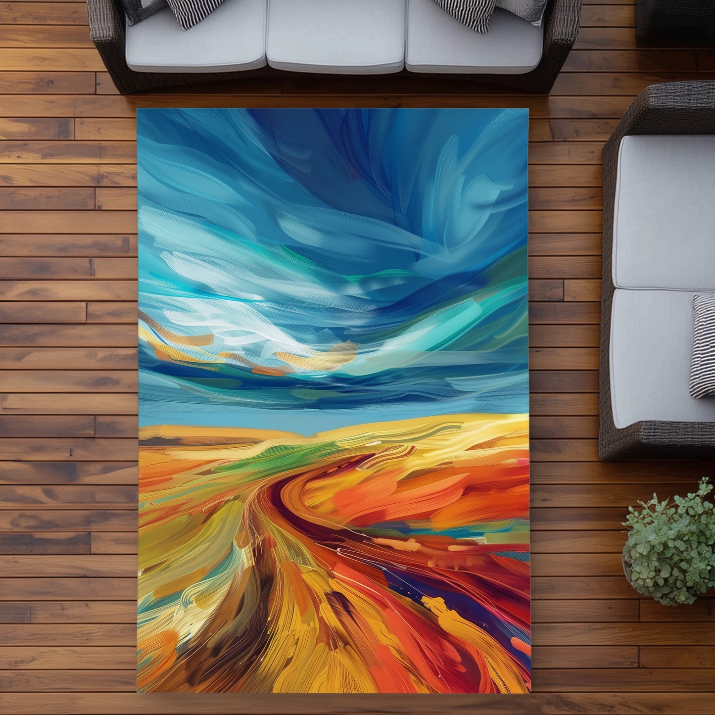 Tapis d'extérieur Land flow | Solution élégante pour la décoration intérieure