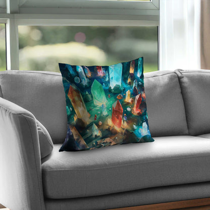 The Quest Poly Twill Throw Pillow - Stylish Home Decor