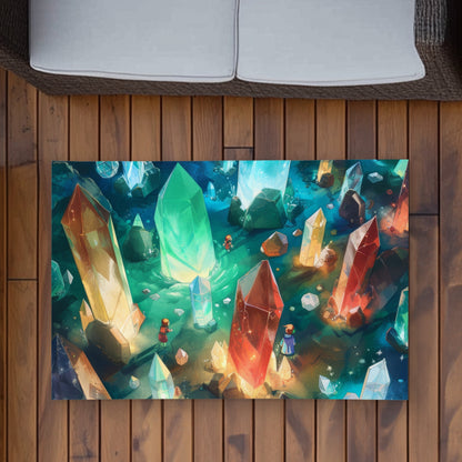 The Quest Turquoise Outdoor Area Rug | Home Decor Essentials