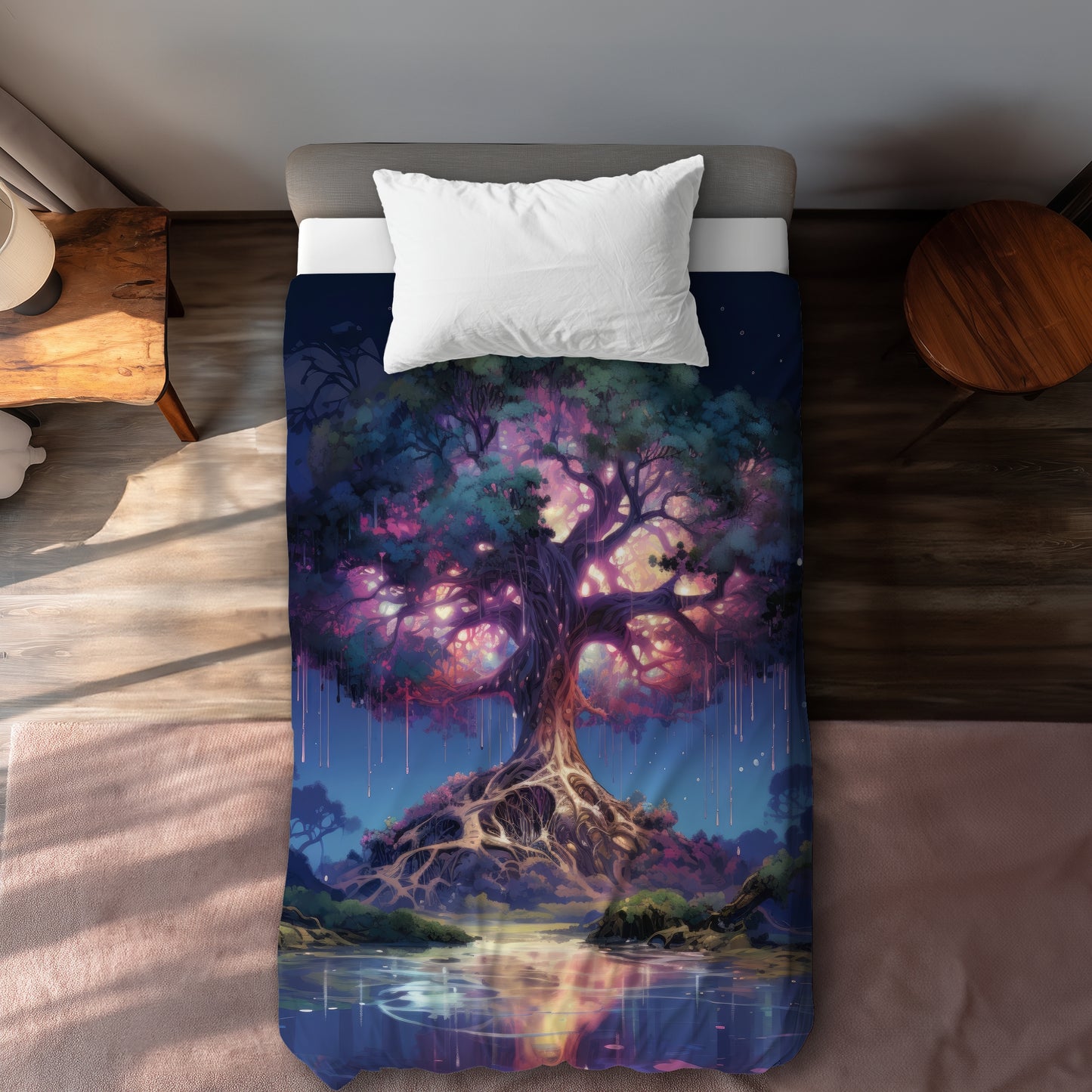 Housse de couette Le pouvoir de la nature | Linge de lit élégant pour la décoration intérieure