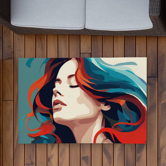 Zen Red Outdoor Area Rug | Stylish Home Decor for Patios