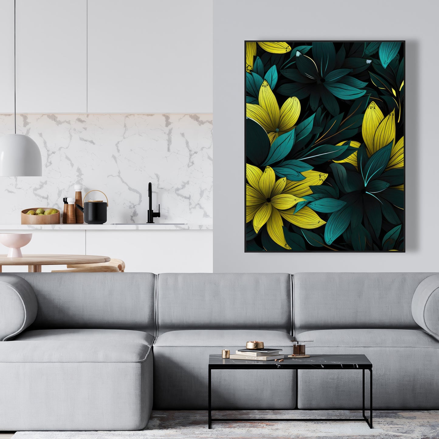 Potent - 36"x36" Framed canvas