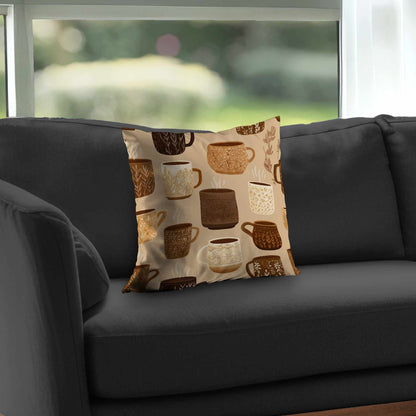 Cozy Cup Collection Poly Twill Throw Pillow - Home Decor