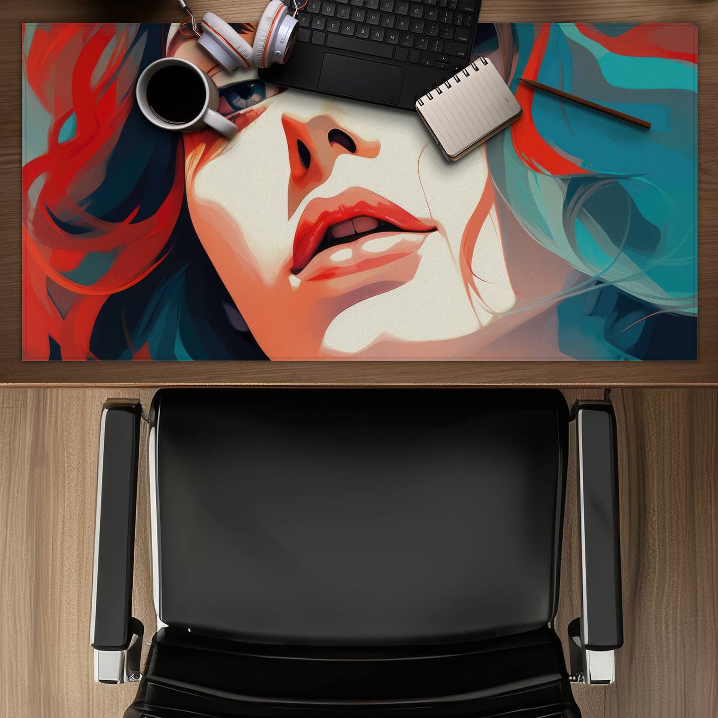 Dangerous lips - Desk Mat