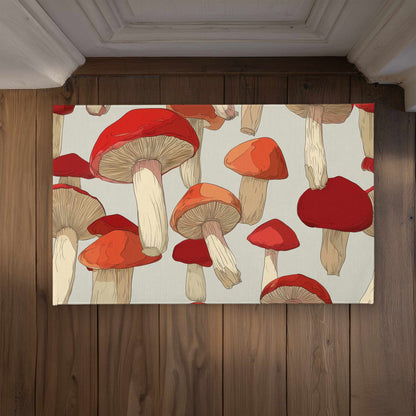 Tapis de porte d'intérieur/extérieur Crimson Cap Dance pour la décoration intérieure