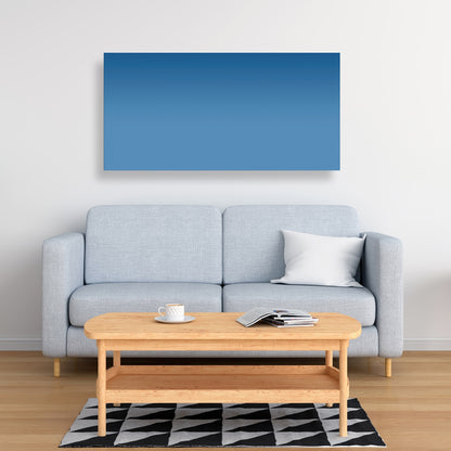 Dark Blue Gradient Canvas - Stylish Home Decor Art Piece