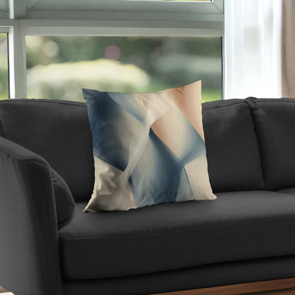 Coussin décoratif en sergé de polyester Heavenly Threads | Accessoire de décoration intérieure