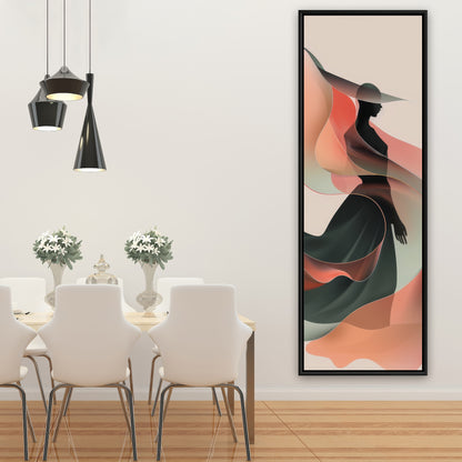 Elegance - Pink Framed Canvas Art for Home Decor | Stylish Decor