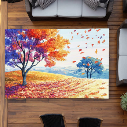 Spring Breeze White Outdoor Area Rug - Stylish