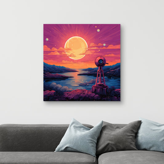 Measure the calm - 32"x32" Canvas