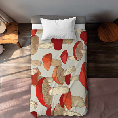 Housse de couette Danse de la cape cramoisie | Décoration intérieure élégante