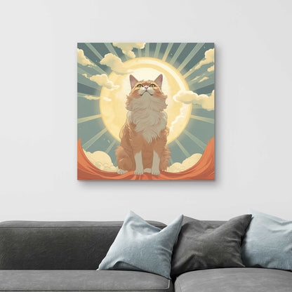 Moewing Above - Blue Canvas Art | Stylish Design