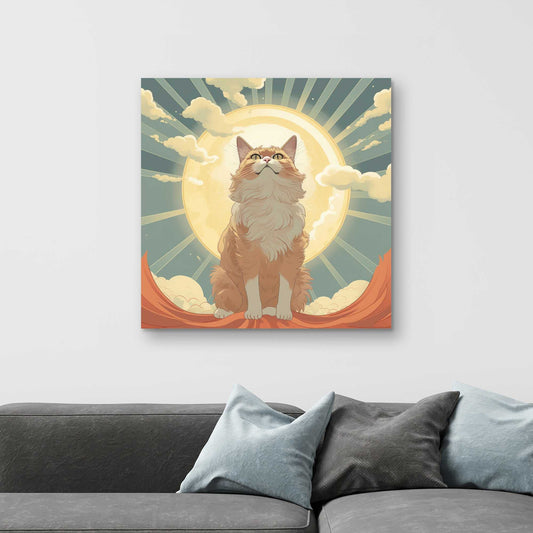 Moewing Above - Blue Canvas Art | Stylish Design