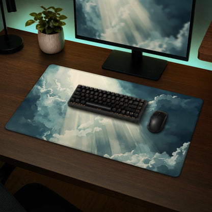 Beam of Light Desk Mat - Elegant Home Decor Desk Accessory