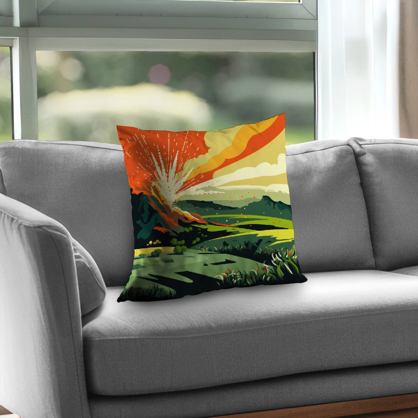 It's happening - Throw pillow - Print on demand