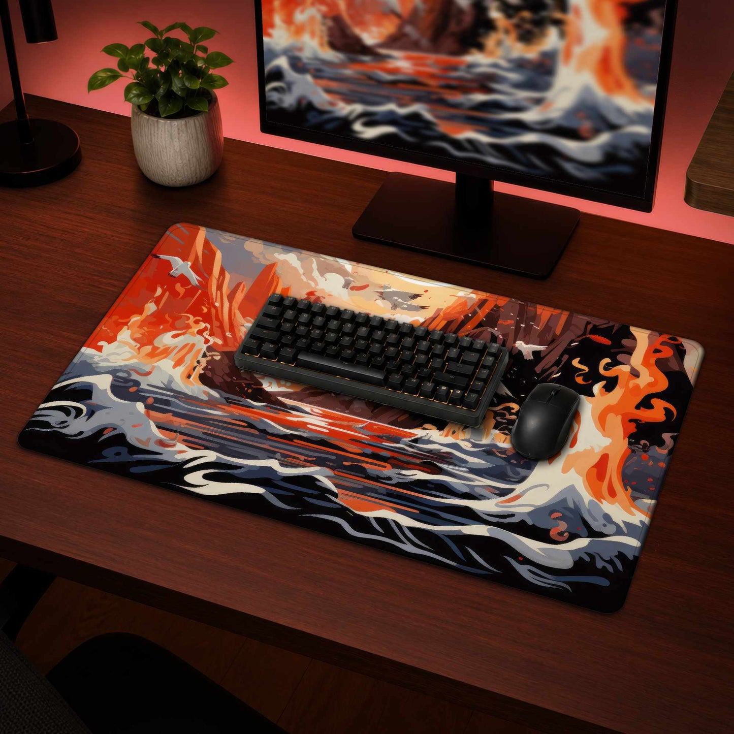 The Escape Desk Mat - Stylish Home Decor, Durable Surface