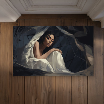 Cocooned Gray Indoor Outdoor Door Mat | Stylish Home Decor