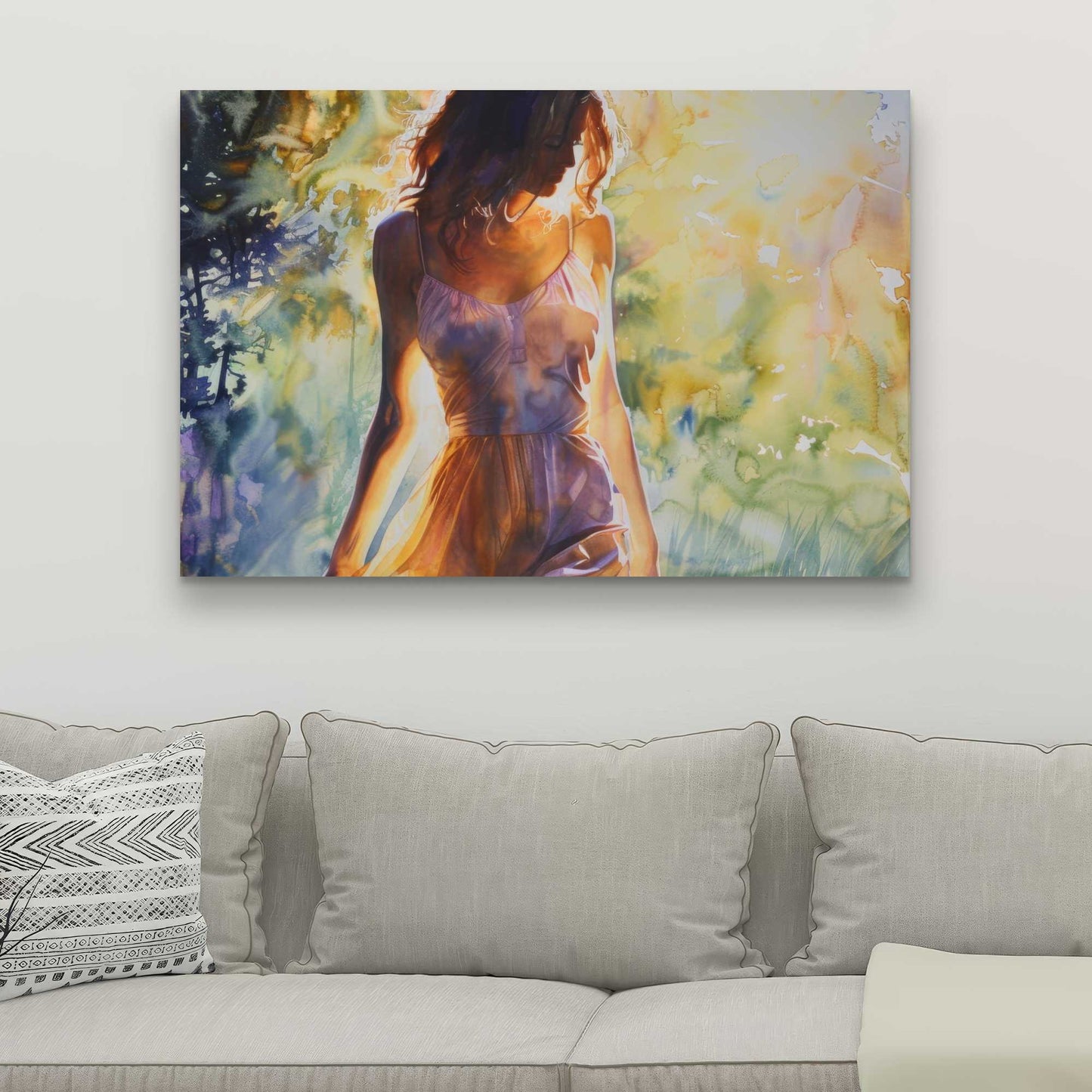 Out of the Water Canvas - Elegant Home Decor Art Piece