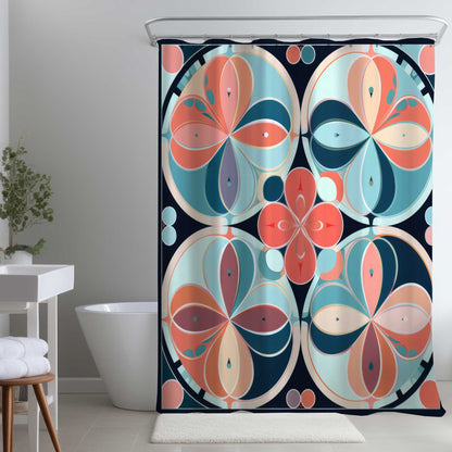 Rideau de douche Mandala Pastel - Accent de décoration intérieure élégant