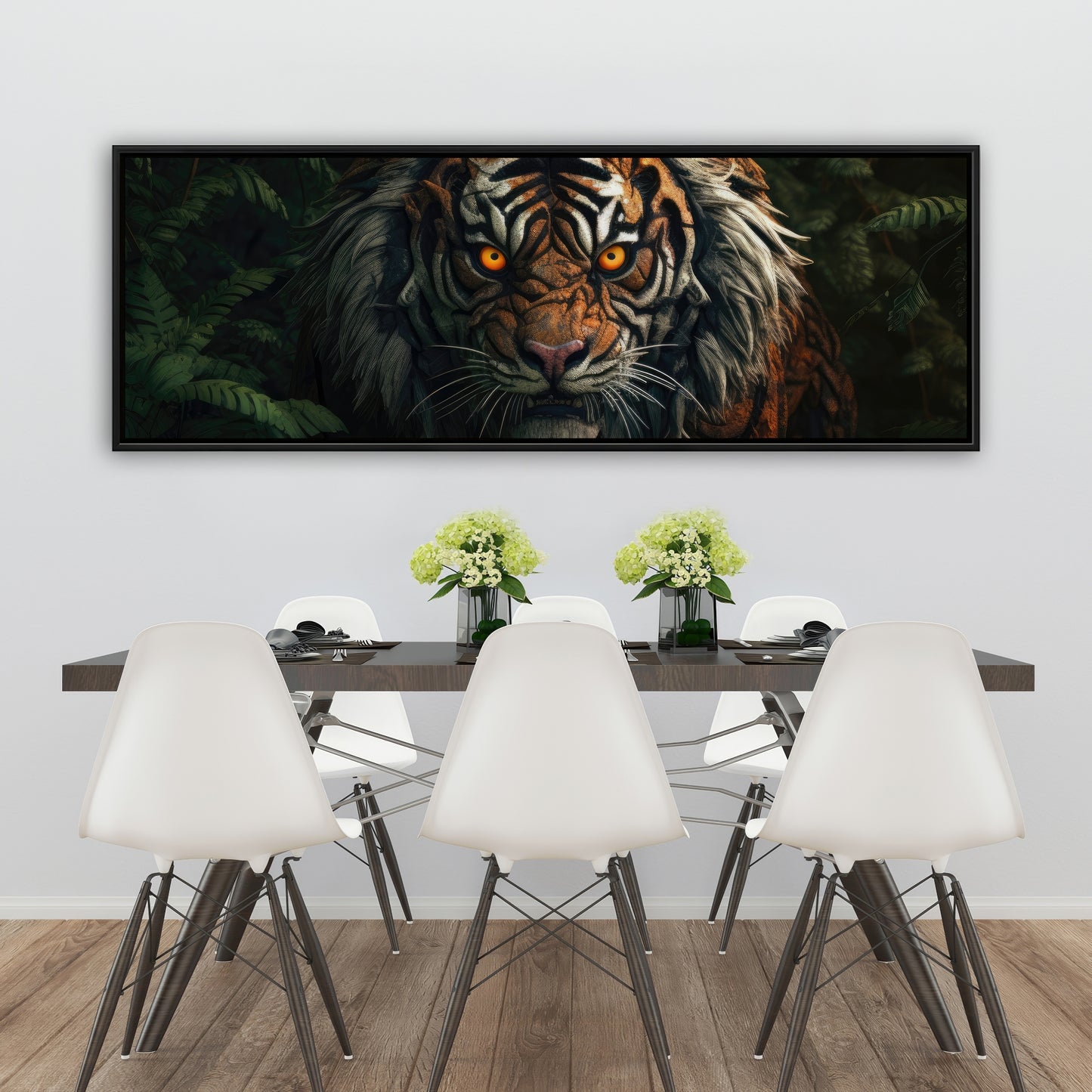 Predator Green Framed Canvas - Stylish Home Decor Accent