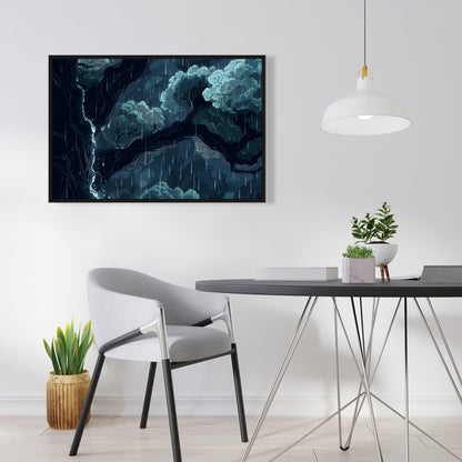 Canopy - 36"x36" Framed canvas