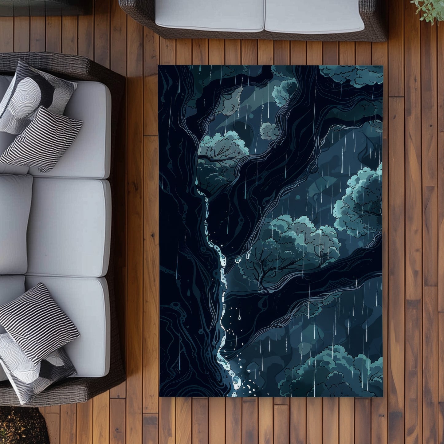 Tapis d'extérieur Canopy | Décoration élégante pour les patios