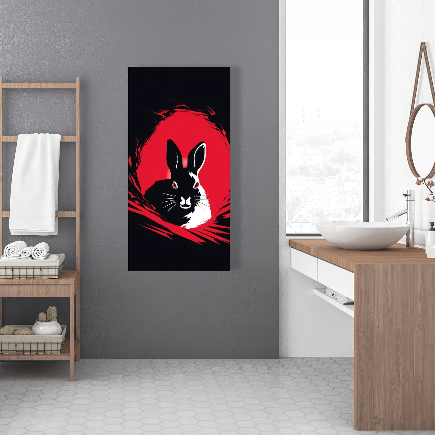 Bad Intentions - White Canvas Art for Home Decor | Stylish Wall Decor