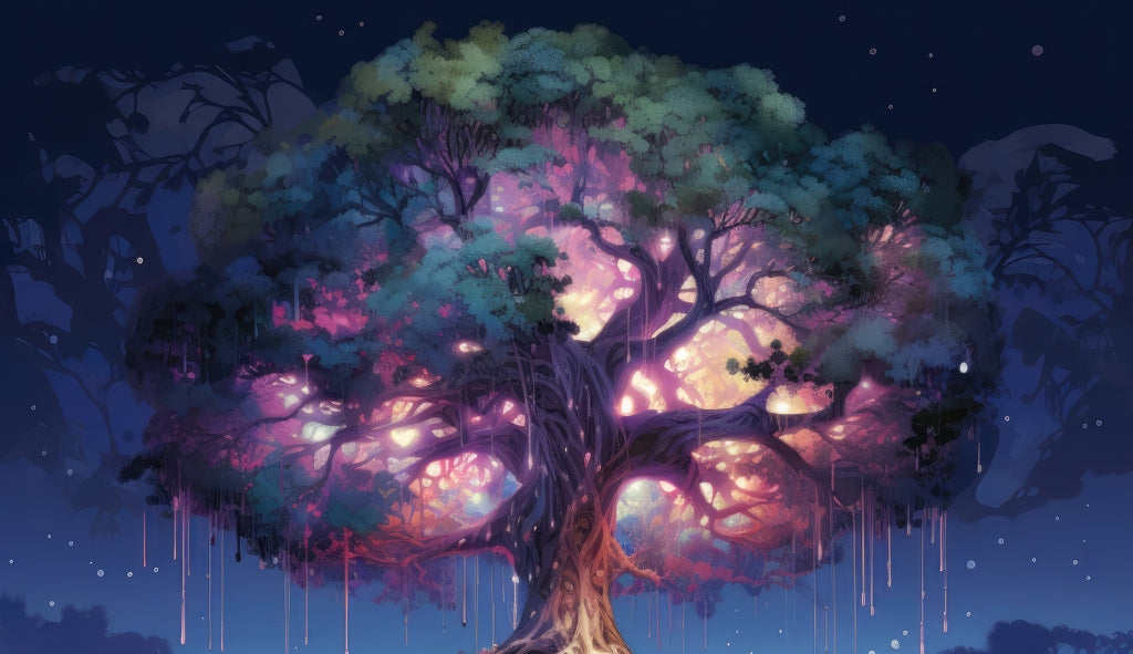 The power of nature Pink Indoor Outdoor Tablecloth