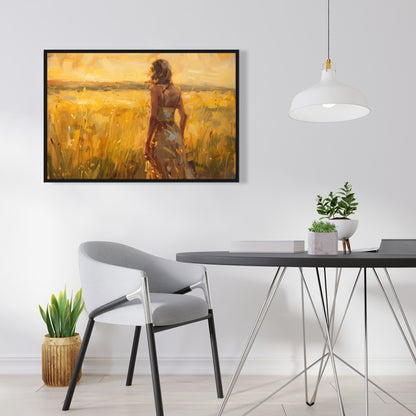 Exploring - 24"x24" Framed canvas