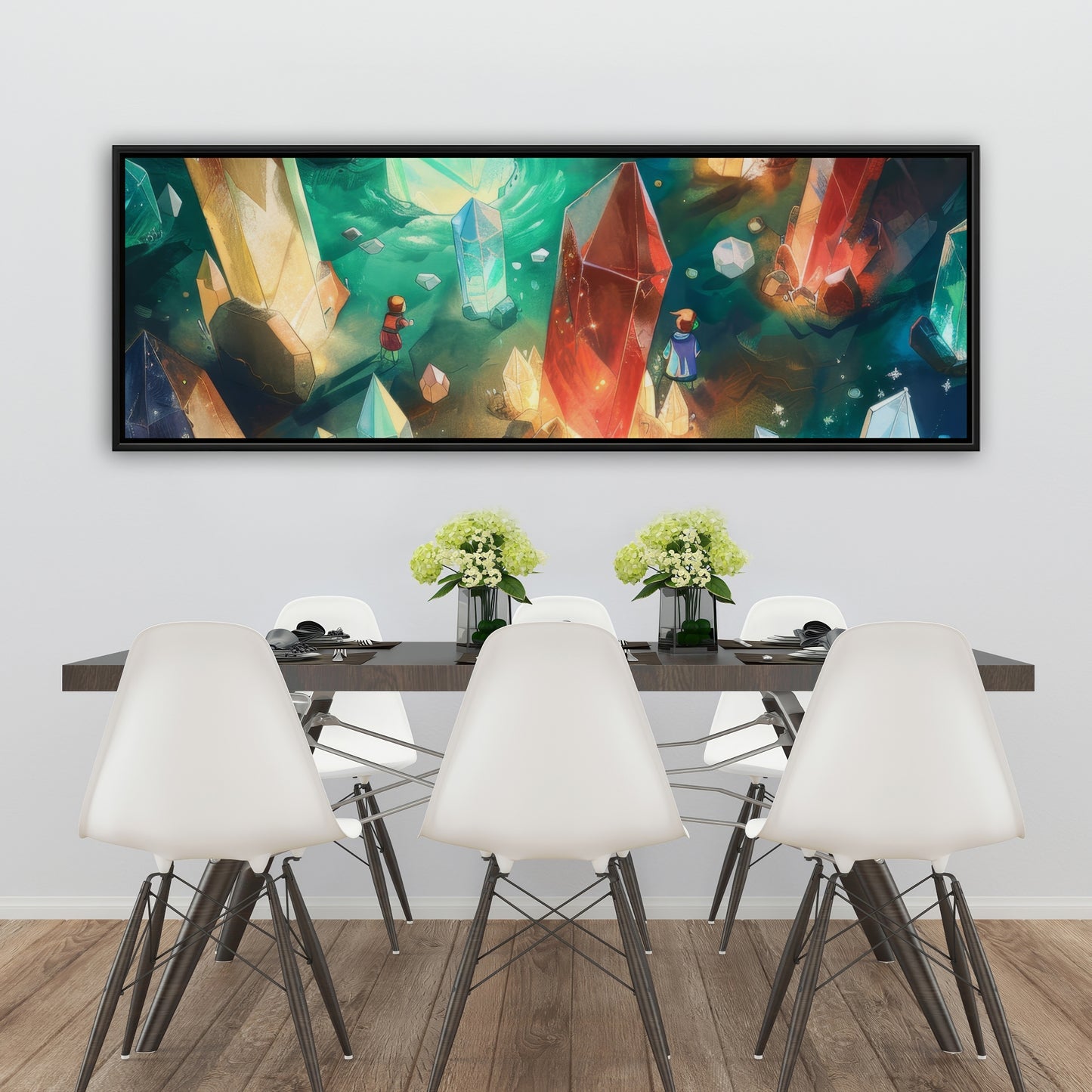The quest - 36"x36" Framed canvas