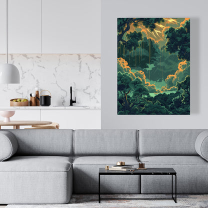 Drops - 32"x32" Canvas