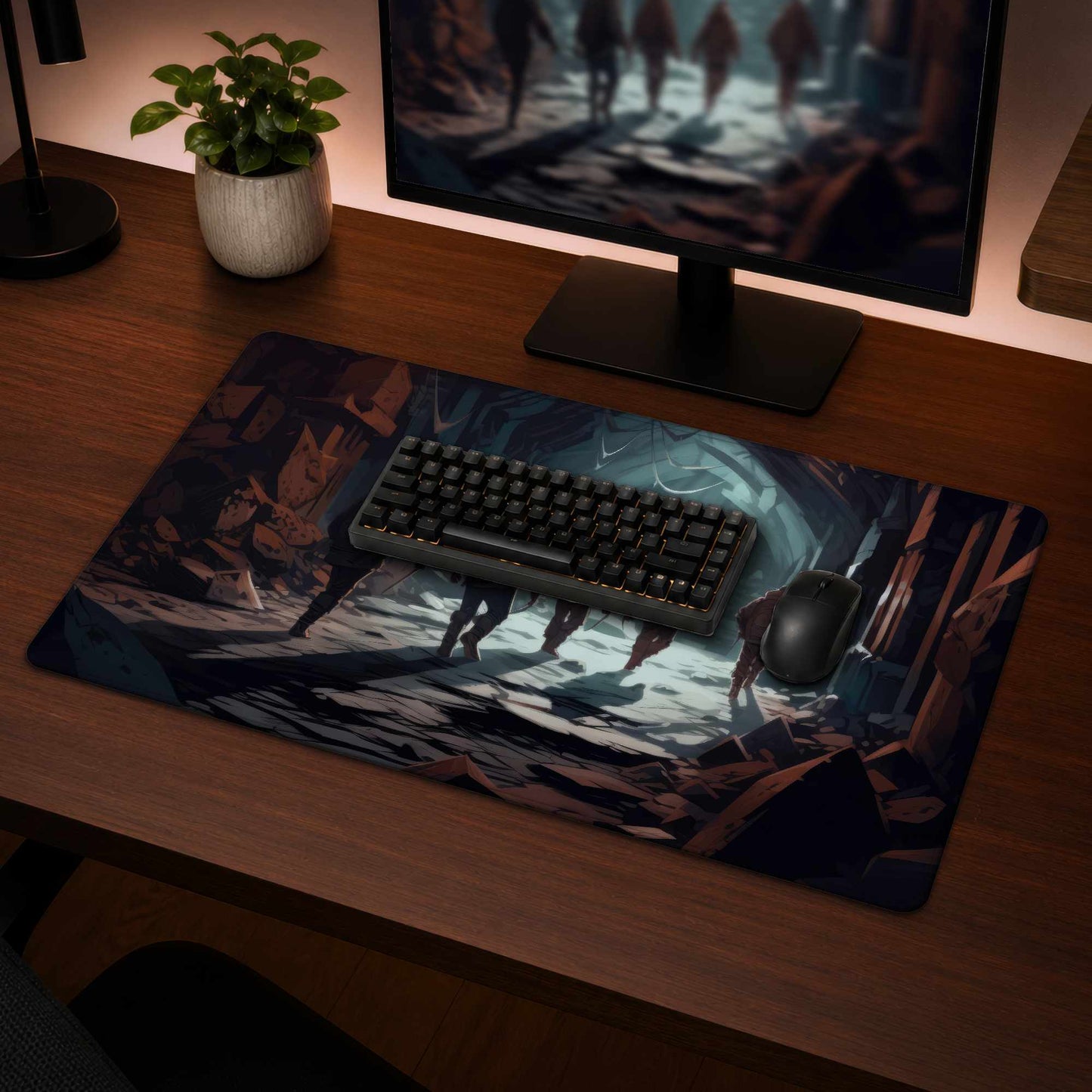 Le tapis de jeu Catacombes - Une décoration d'intérieur unique pour les gamers