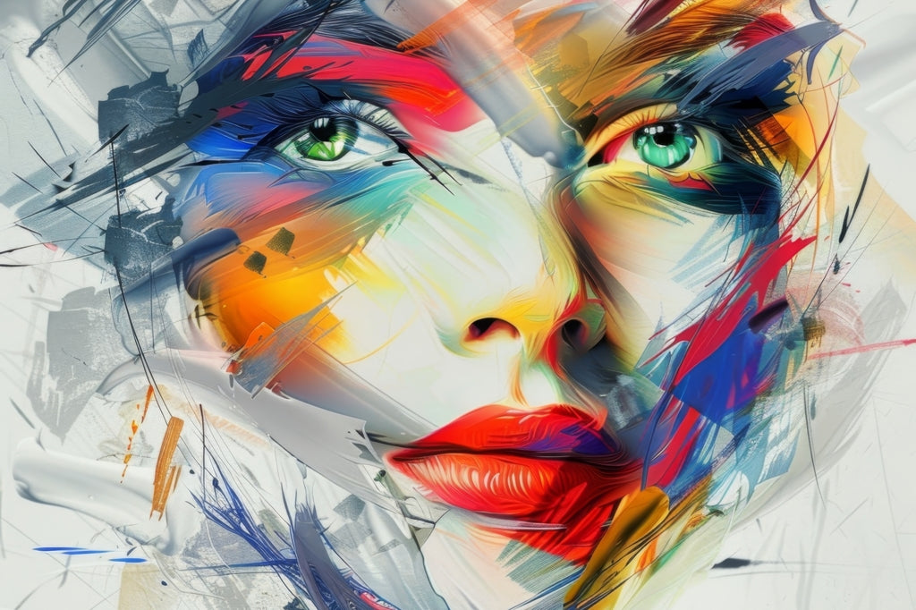 Abstract Look - Yellow Metal Print for Stylish Home Decor