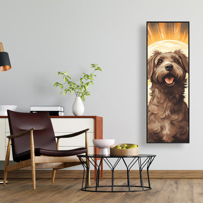 Pupper - 36"x36" Framed canvas