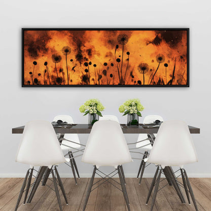 Ablaze - Black Framed Canvas Art for Elegant Home Decor