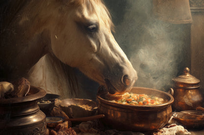 Tapis d'extérieur Cheval sur Soupe | Décoration intérieure élégante