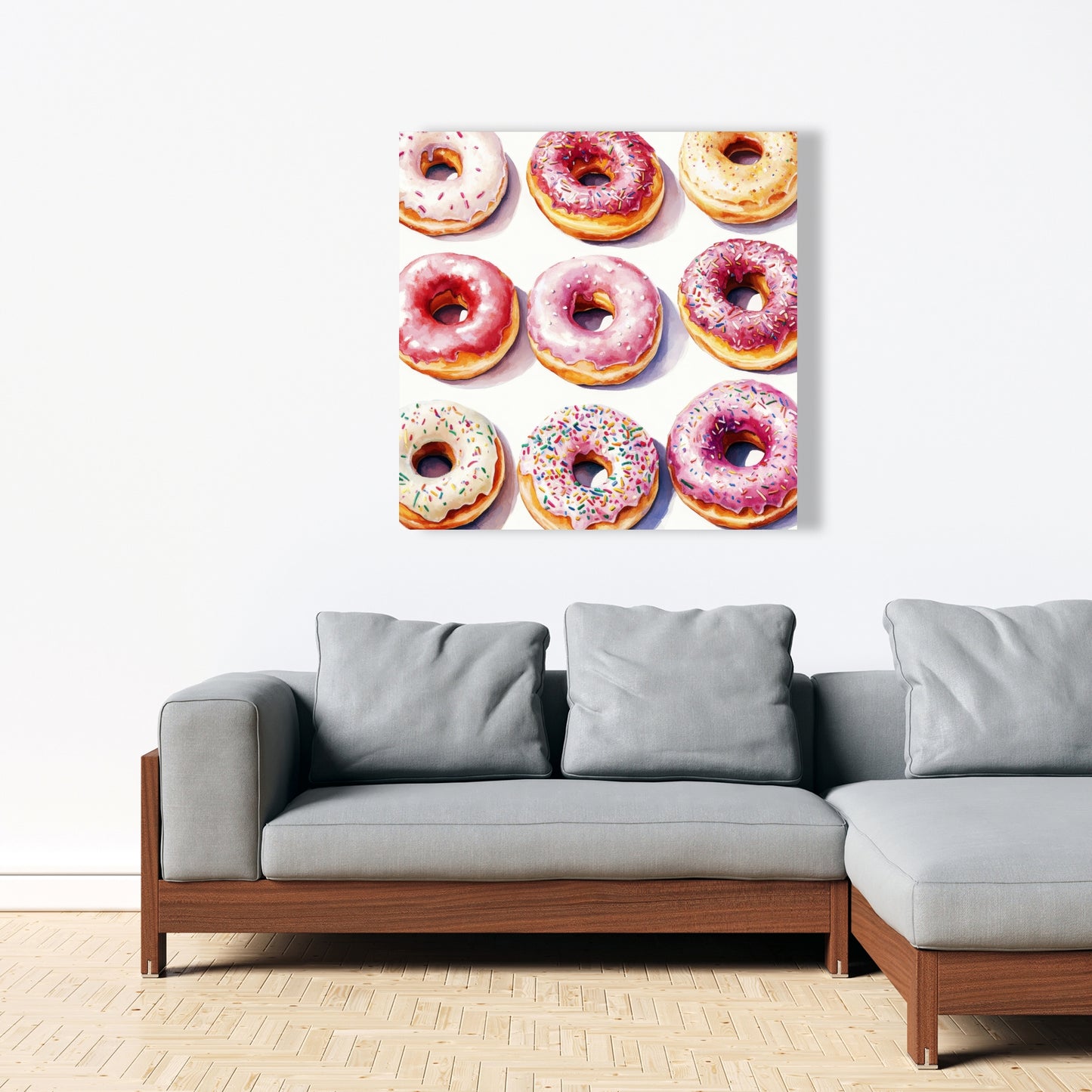 Yummy Pink Canvas Art - Stylish Home Decor for Any Room