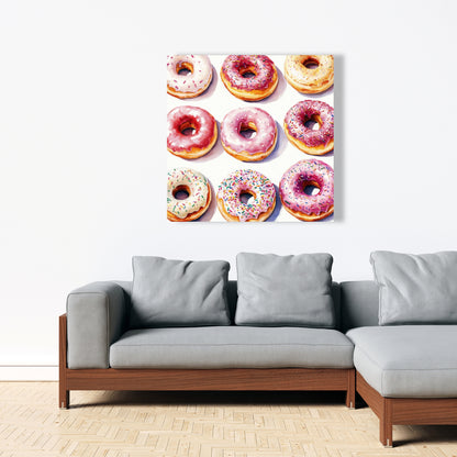 Yummy Pink Canvas Art - Stylish Home Decor for Any Room
