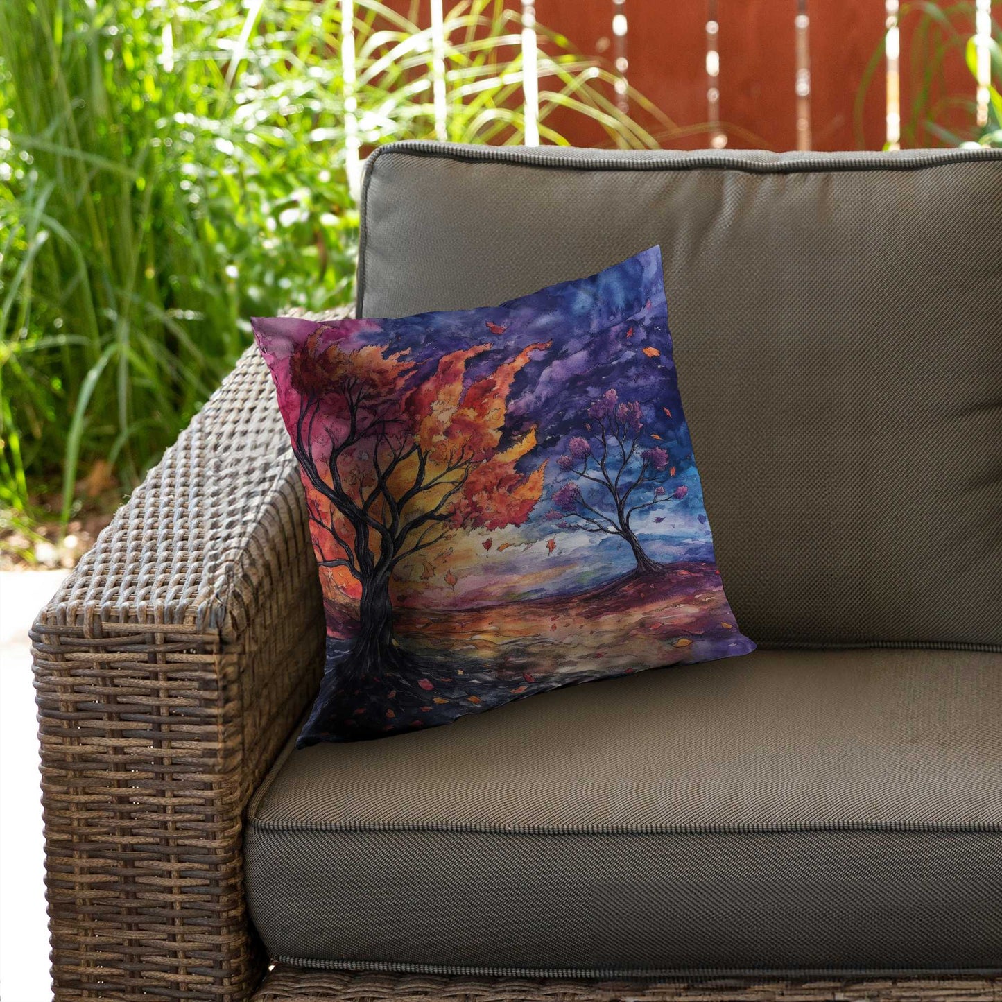 Before the storm Poly Twill Throw Pillow - Home Decor Accent