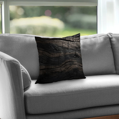 Dark wood - Throw Pillow
