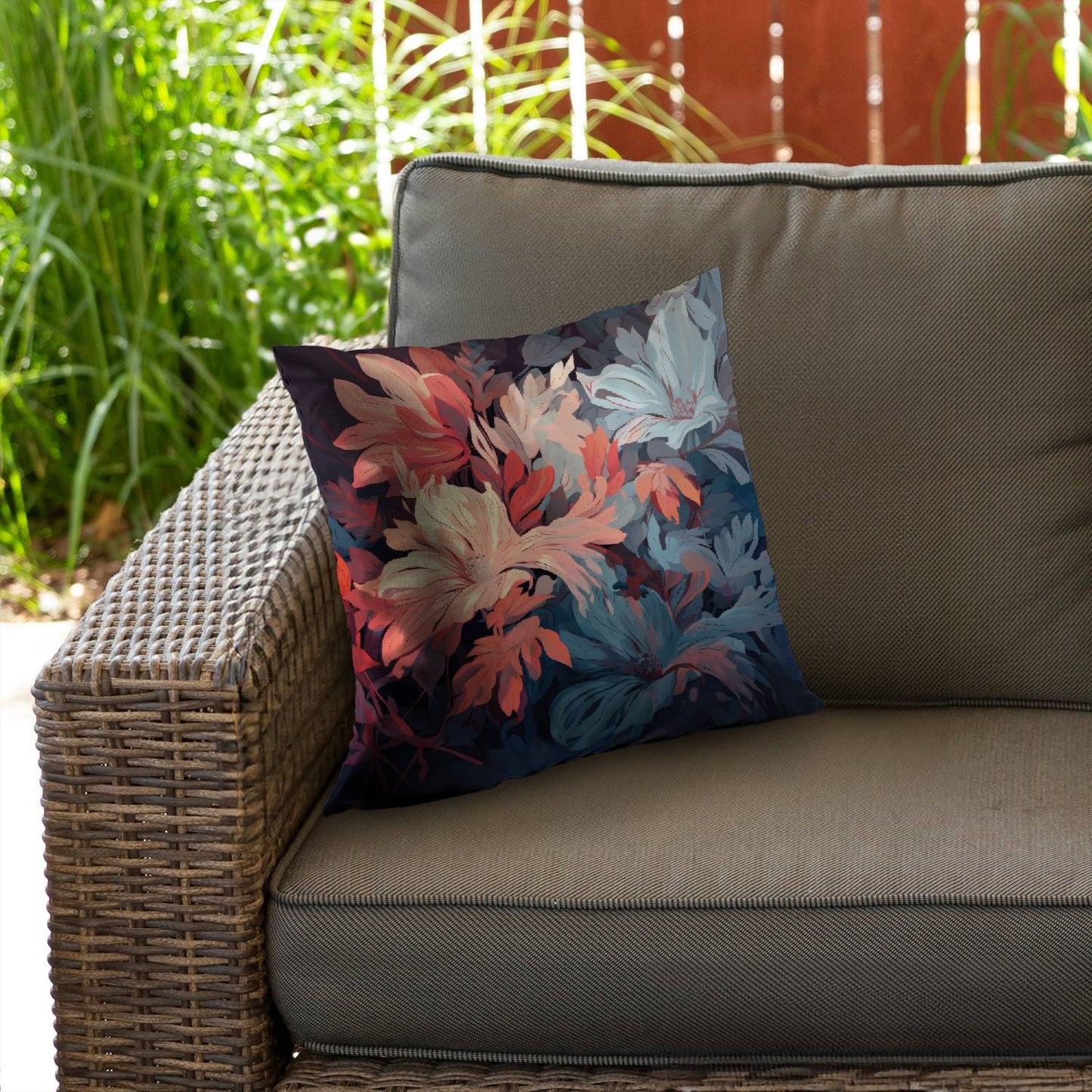 Silent charm - Throw pillow - Print on demand