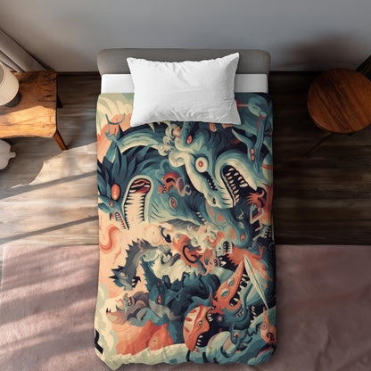 Before Time Gray Duvet Cover - Elegant Home Decor Option