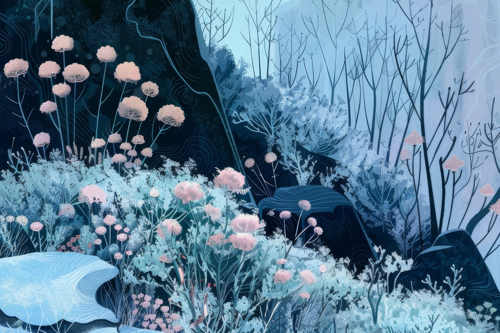 Annual Freeze Blue Outdoor Area Rug | Home Decor Essentials