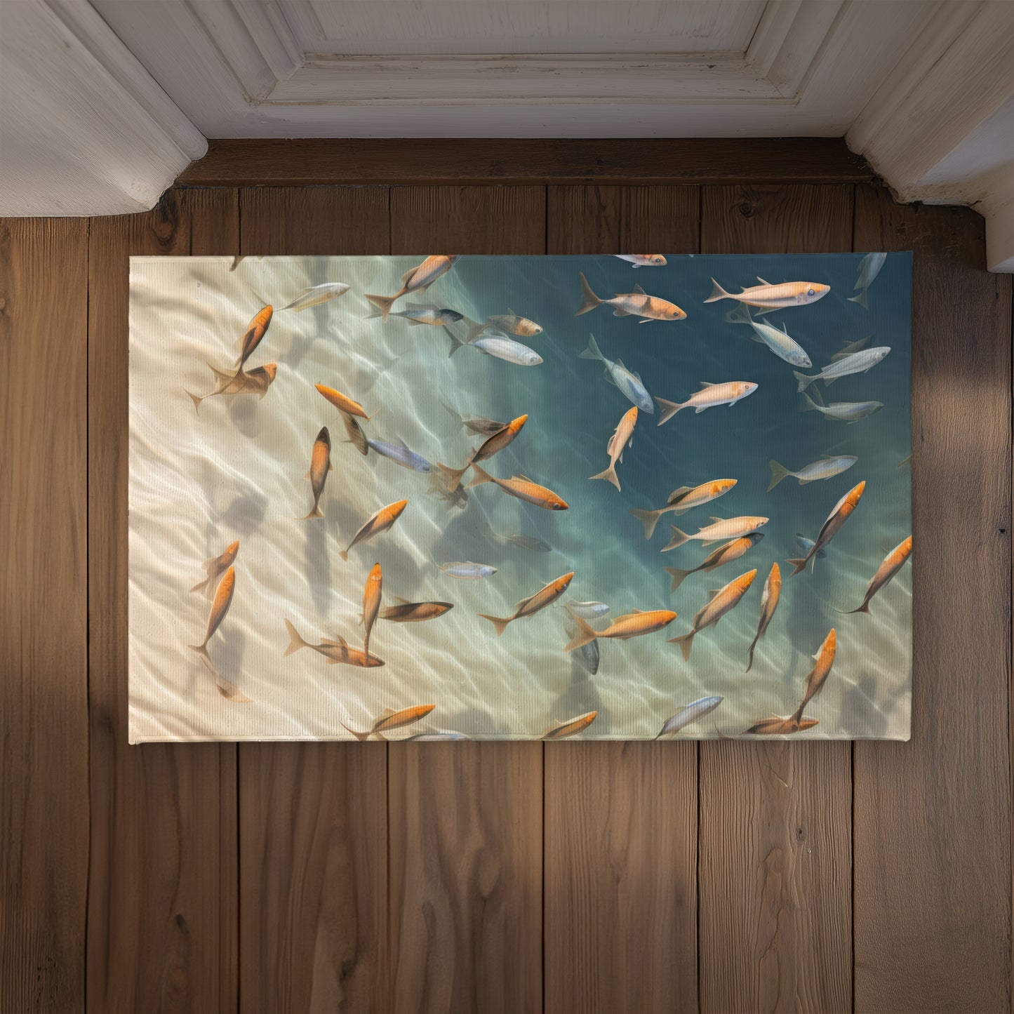 Away from the Sand Beige Indoor Outdoor Door Mat | Decor